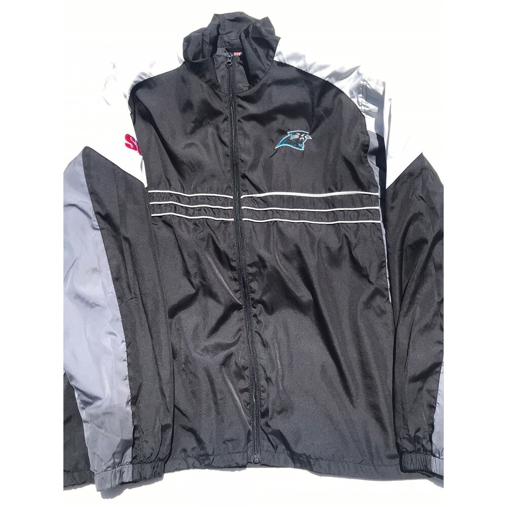 Carolina Panthers XL  Reebok Windbreaker Mens